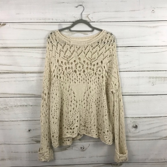Free People Sweaters - Free people cream sweater